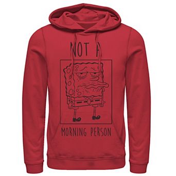 Men's Nickelodeon SpongeBob SquarePants Not A Morning Person Graphic Hoodie