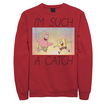 Men's Nickelodeon SpongeBob SquarePants Such A Catch Fish Hook Fleece