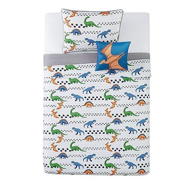 My World Dino Tracks Quilt Set