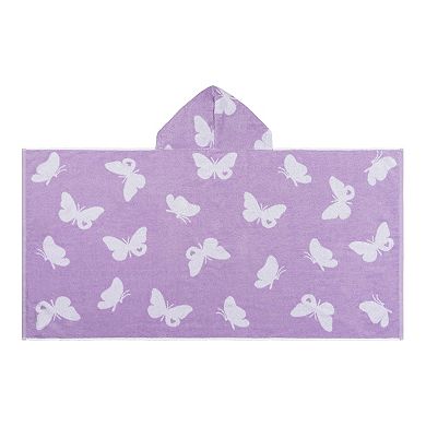 Linum Home Textiles Kids Butterfly Turkish Aegean Cotton Hooded Easy Bath & Beach Wrap