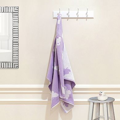 Linum Home Textiles Kids Butterfly Turkish Aegean Cotton Hooded Easy Bath & Beach Wrap