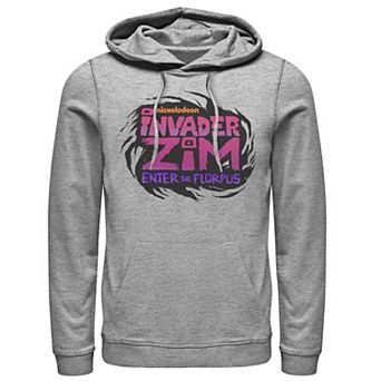 Men's Nickelodeon Invader Zim Enter Florpus Logo Graphic Hoodie