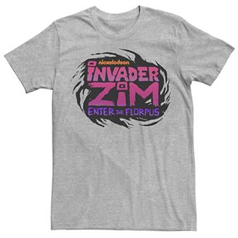 Men's Nickelodeon Invader Zim Enter Florpus Logo Graphic Tee
