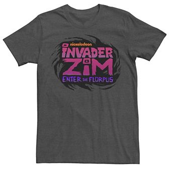 Men's Nickelodeon Invader Zim Enter Florpus Logo Graphic Tee