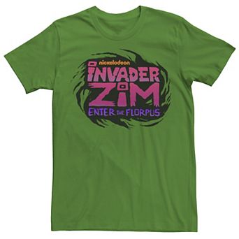 Men's Nickelodeon Invader Zim Enter Florpus Logo Graphic Tee