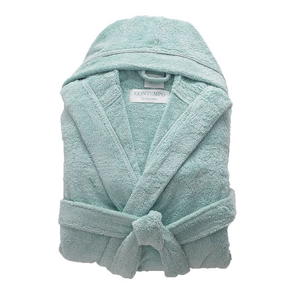 Cassadecor Turkish Cotton Terry Hood Bathrobe