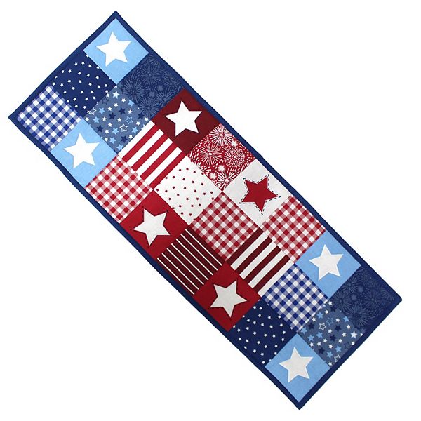 Celebrate Americana Together Patchwork Table Runner - 36"