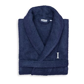 Linum Home Textiles Turkish Cotton Personalized Unisex Highly Absorbent Terry Bathrobe
