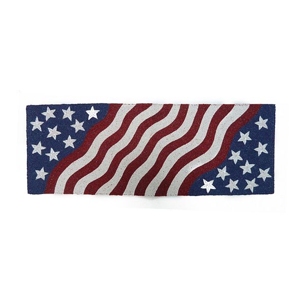 Independence Day Table Runner with Cotton 13" Wide x 70" Long Stars and Stripes 
