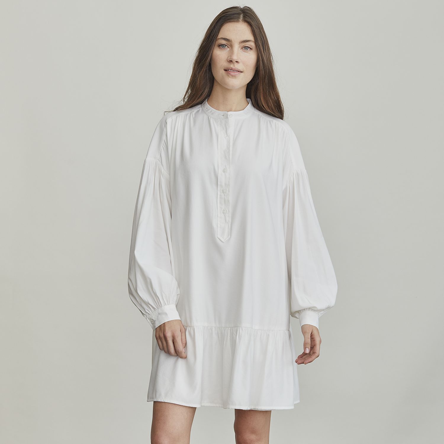 button tunic dress