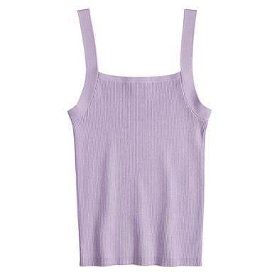 Women's Nine West Square Neck Sweater Tank