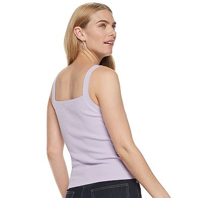 Women's Nine West Square Neck Sweater Tank