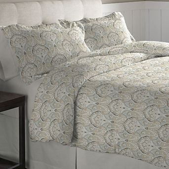 Pointehaven Heavy-Weight Flannel Duvet Cover Set
