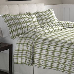 Pointehaven Heavy Weight Flannel Duvet Cover Set Kohls