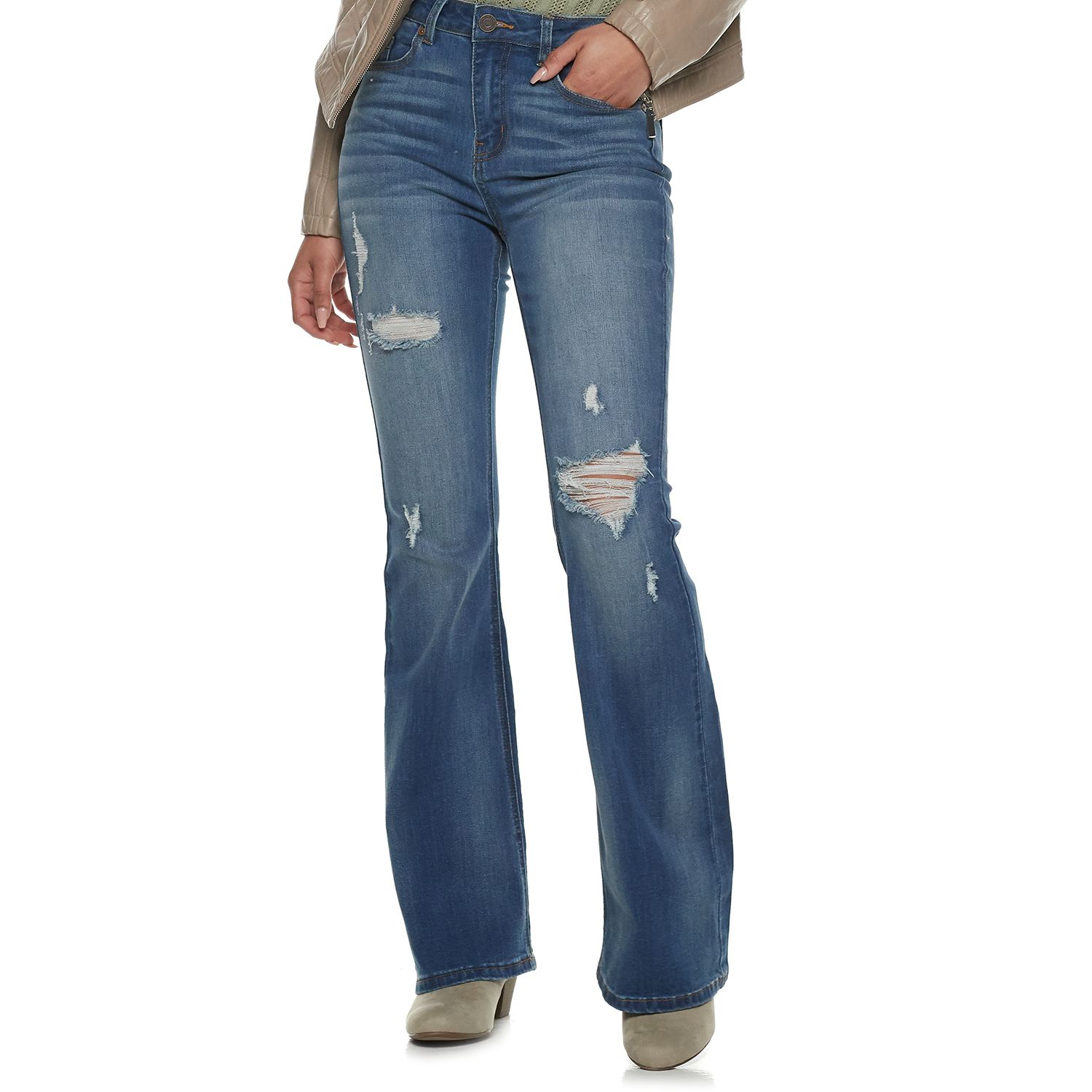 low rise flare jeans for juniors