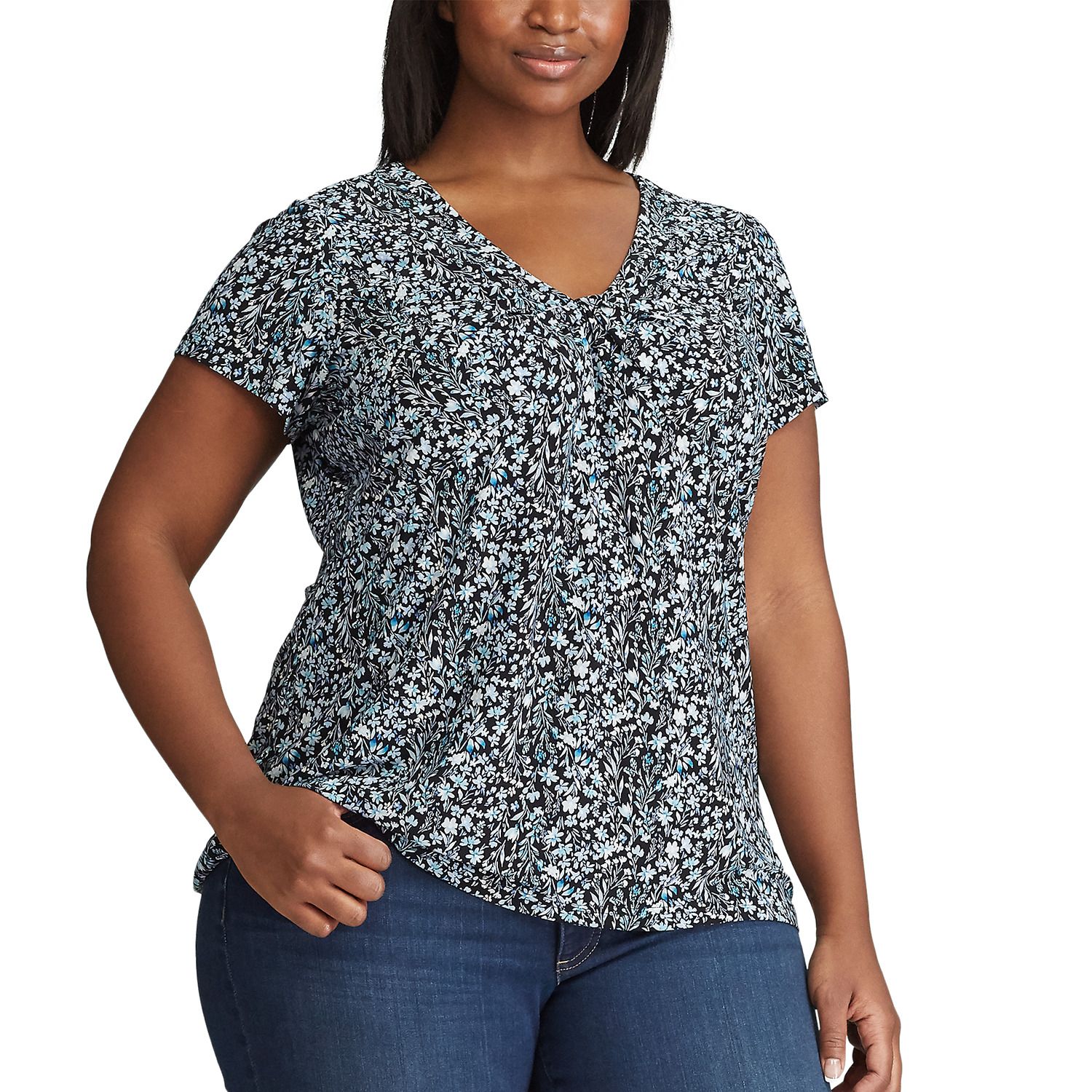 kohls womens shirts and tops plus size