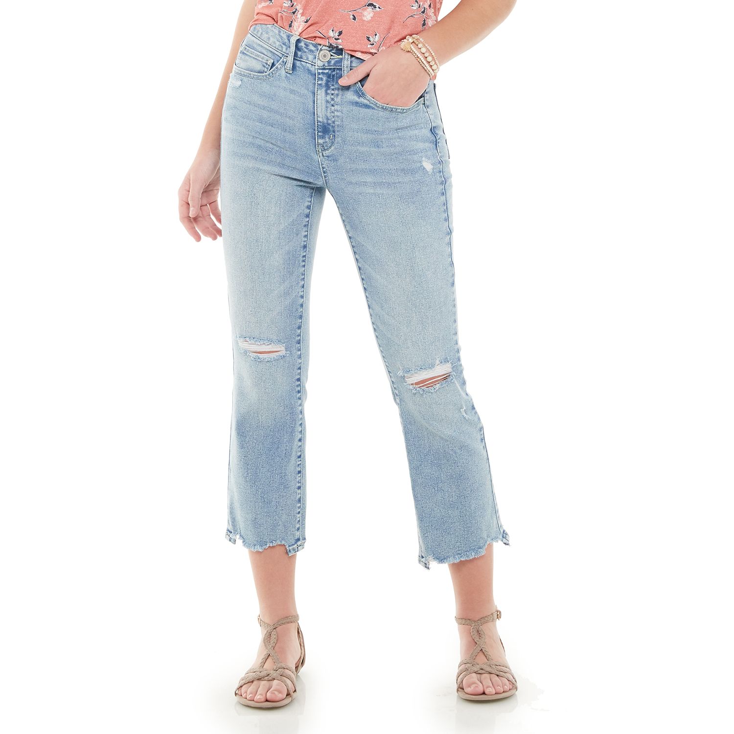 kohls cropped jeans