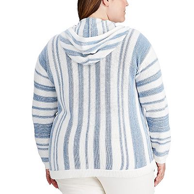 Plus Size Chaps Hooded Sweater