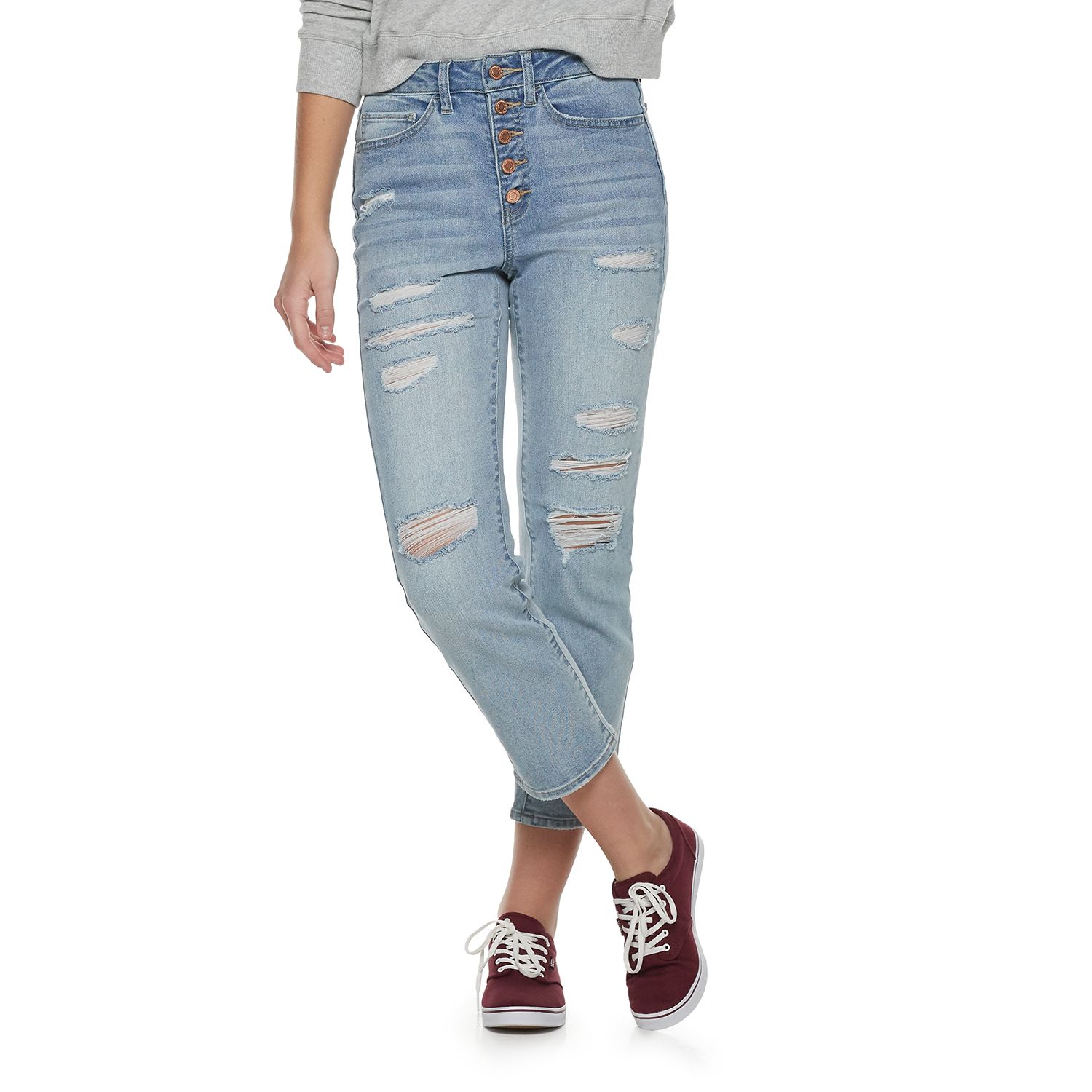 kohls cropped jeans