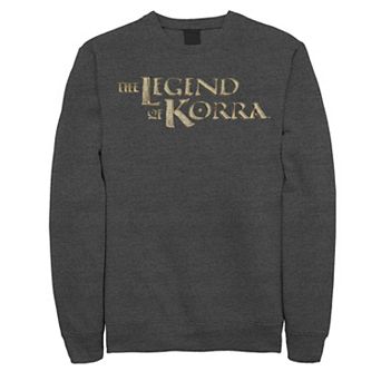 Men's Nickelodeon Legend Of Korra Golden Stone Show Logo Sweatshirt