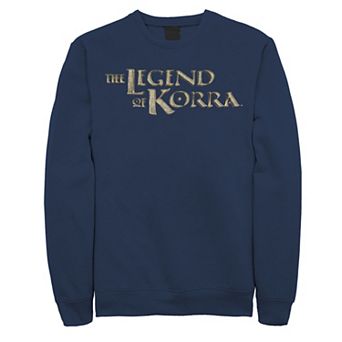 Men's Nickelodeon Legend Of Korra Golden Stone Show Logo Sweatshirt
