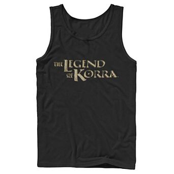 Men's Nickelodeon Legend of Korra Golden Stone Logo Tank Top