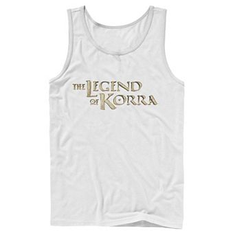 Men's Nickelodeon Legend of Korra Golden Stone Logo Tank Top