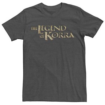 Men's Nickelodeon Legend Of Korra Golden Stone Show Logo Graphic Tee