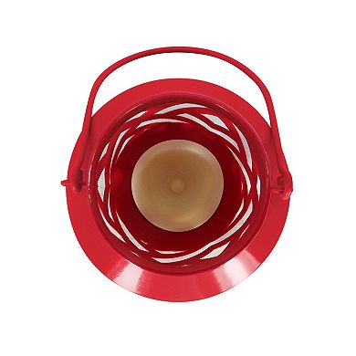 Everyday Decor Red LED Lantern