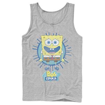 Men's Nickelodeon SpongeBob SquarePants Bob Rays Spanish Graphic Tank Top
