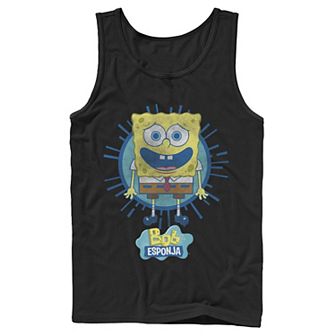Men's Nickelodeon SpongeBob SquarePants Bob Rays Spanish Graphic Tank Top