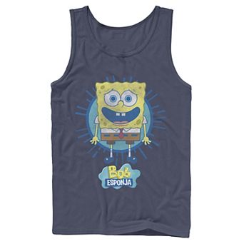Men's Nickelodeon SpongeBob SquarePants Bob Rays Spanish Graphic Tank Top