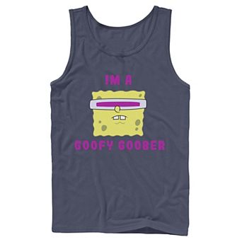 Men's Nickelodeon SpongeBob SquarePants I'm A Goofy Goober Portrait Graphic Tank Top