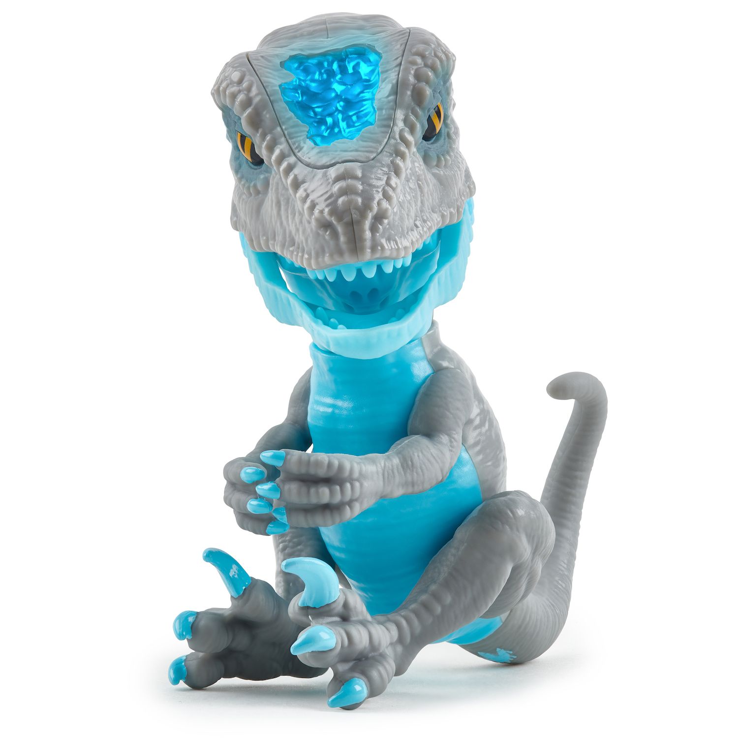 blue dinosaur fingerling