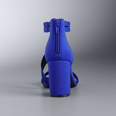 Simply Vera Vera Wang Women's Block Heel Sandals