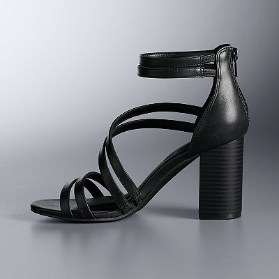 Simply Vera Vera Wang Cotinga Women's Block Heel Sandals