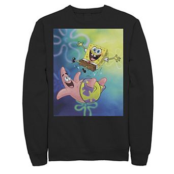 Men's Nickelodeon Spongebob Squarepants Patricks Star Best Buddies Graphic Fleece Pullover