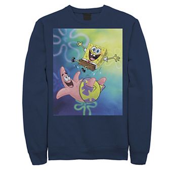 Men's Nickelodeon Spongebob Squarepants Patricks Star Best Buddies Graphic Fleece Pullover