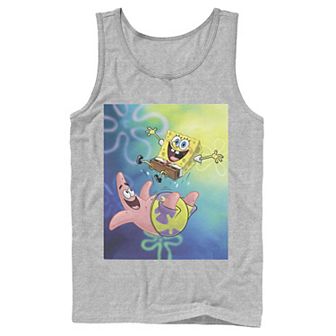 Men's Nickelodeon Spongebob Squarepants Patricks Star Best Buddies Graphic Tank Top