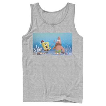 Men's Nickelodeon Spongebob Squarepants Patrick Star Christmas Buddies Graphic Tank Top