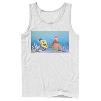 Men's Nickelodeon Spongebob Squarepants Patrick Star Christmas Buddies Graphic Tank Top