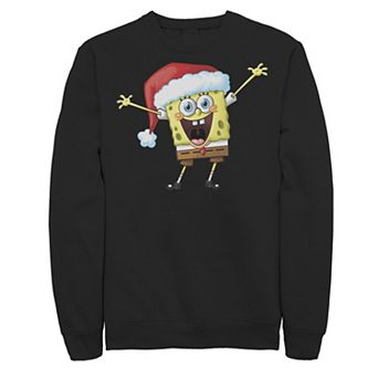 Men's Nickelodeon Spongebob Squarepants One Happy Sponge Holiday Fleece