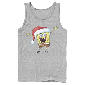 Men's Spongebob Squarepants One Happy Sponge Holiday Tank Top