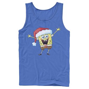 Men's Spongebob Squarepants One Happy Sponge Holiday Tank Top