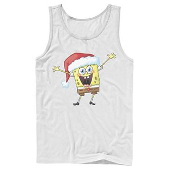 Men's Spongebob Squarepants One Happy Sponge Holiday Tank Top
