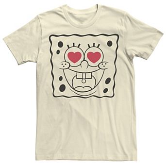 Men's Nickelodeon SpongeBob SquarePants Heart Eyes Graphic Tee
