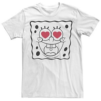 Men's Nickelodeon SpongeBob SquarePants Heart Eyes Graphic Tee