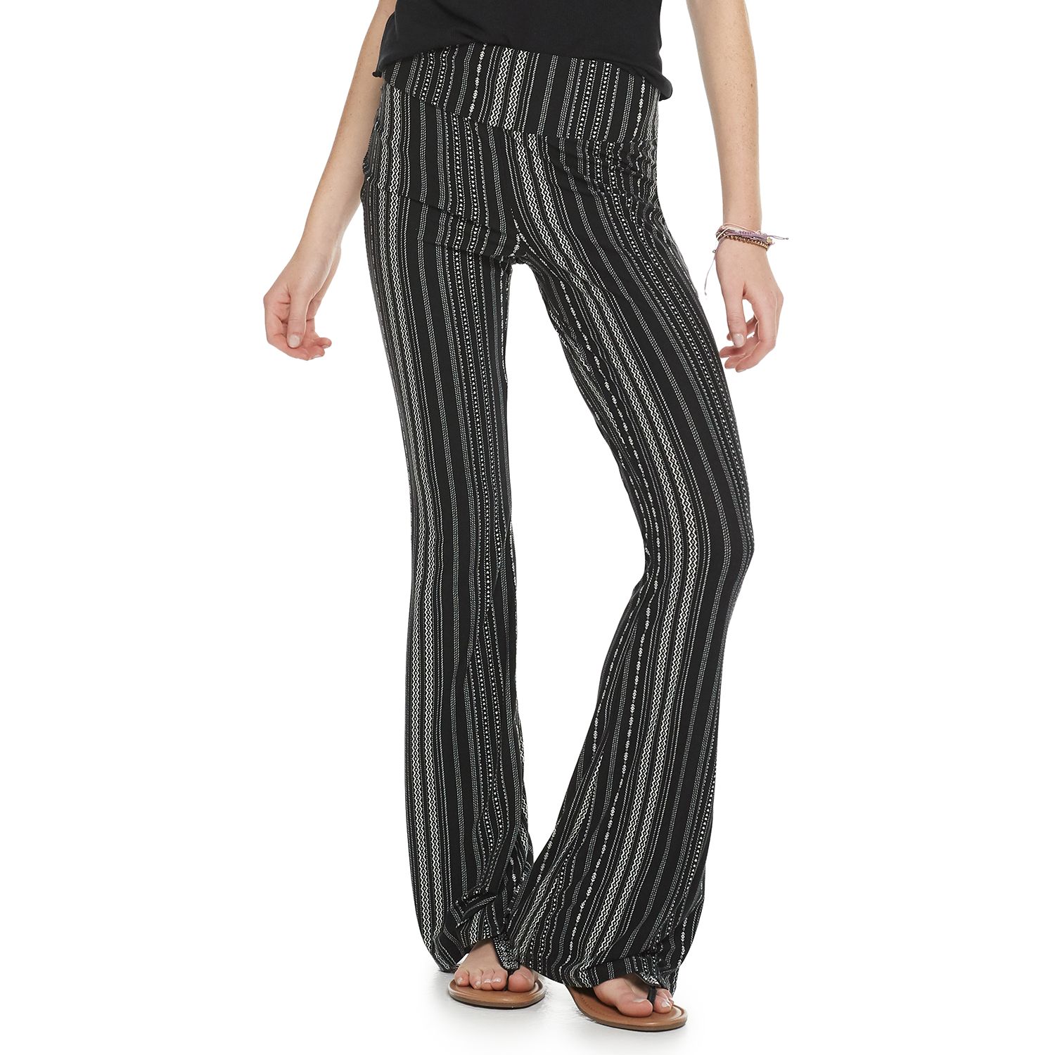 pink republic flare pants