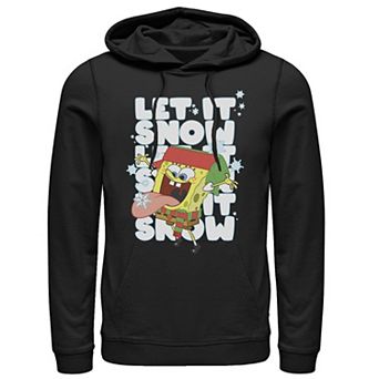 Men's Nickelodeon Spongebob Squarepants Let It Snow Let It Snow Let It Snow Graphic Hoodie