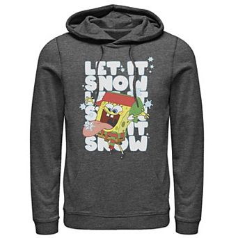 Men's Nickelodeon Spongebob Squarepants Let It Snow Let It Snow Let It Snow Graphic Hoodie